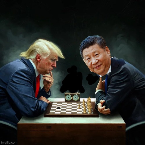 Another embarrassing showing on the international stage | image tagged in diplomacy,asia,negotiation,idiocracy,trump,losing | made w/ Imgflip meme maker