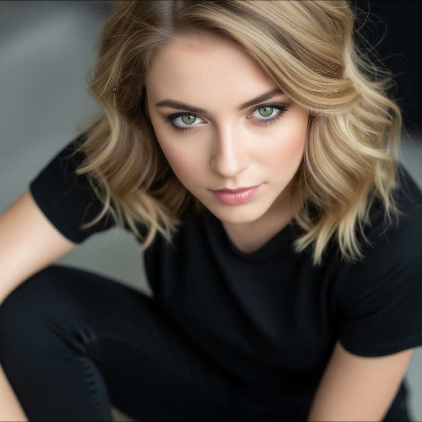 High Quality EMO Girl Blank Meme Template