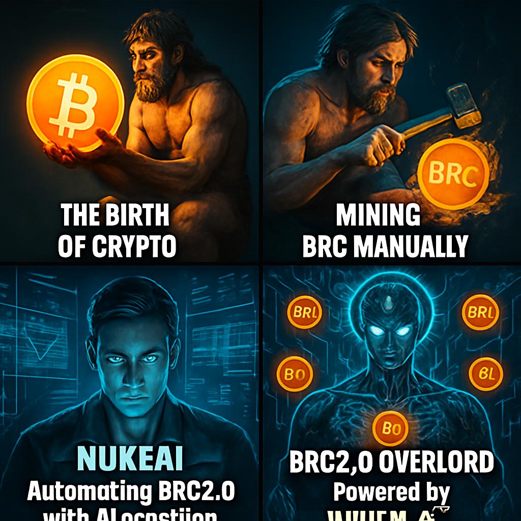 Create an original crypto meme titled “The Evolution of Intellig Blank Meme Template