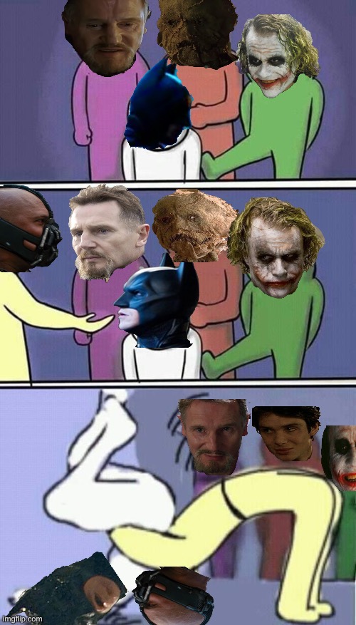 The quadruple agonies of the dark knight | image tagged in problems stress pain | made w/ Imgflip meme maker