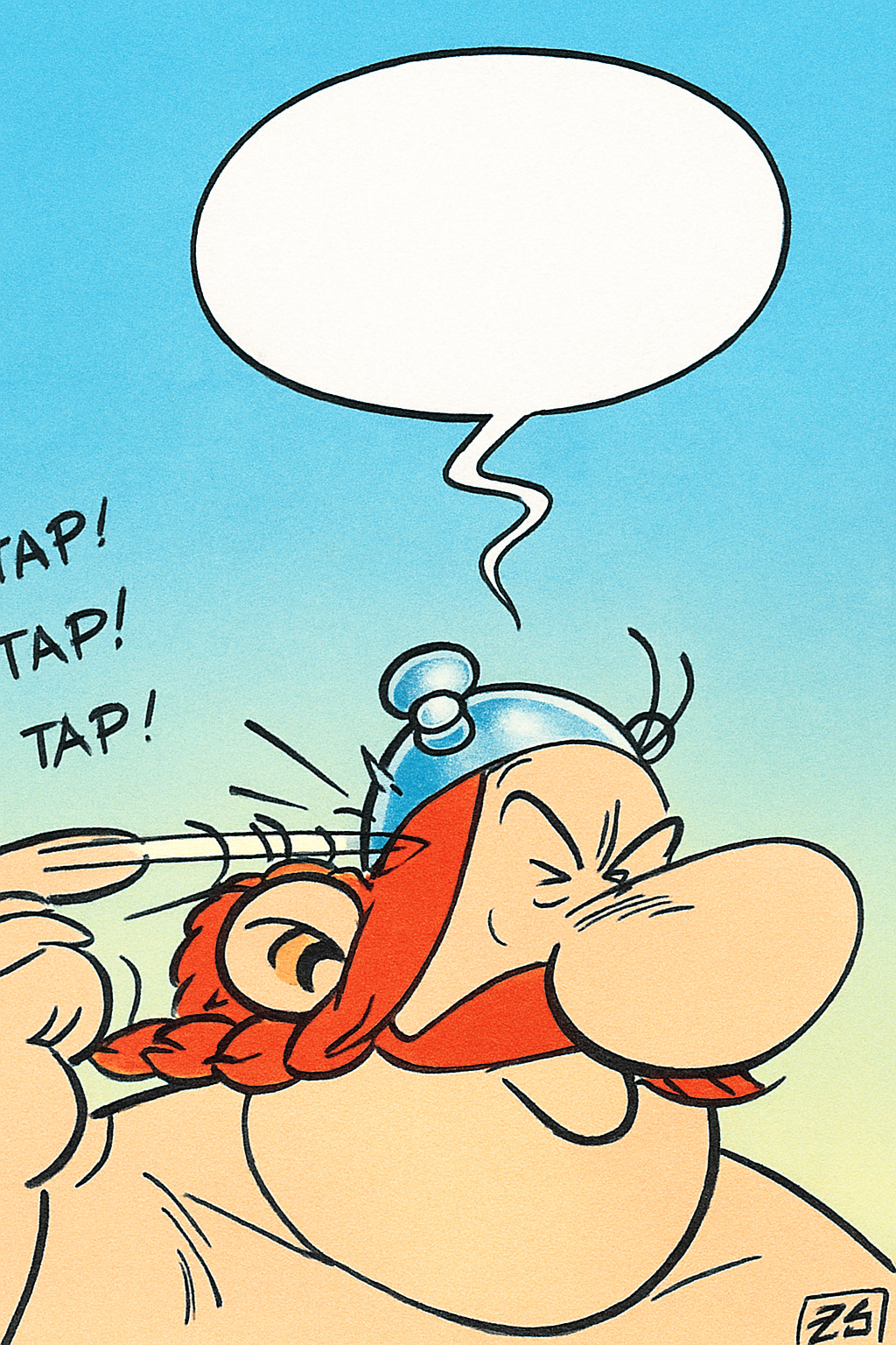 Obelix madness Blank Meme Template