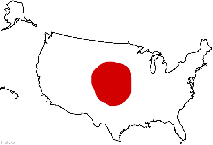 Blank U.S.A. Map | image tagged in blank u s a map | made w/ Imgflip meme maker