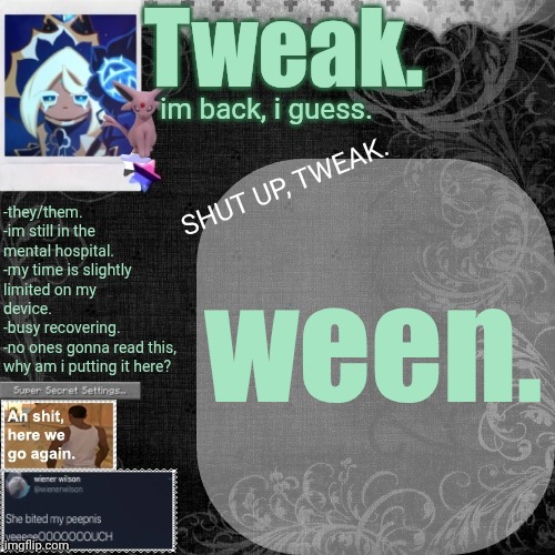 the 29th announcement template. | ween. | image tagged in the 29th announcement template | made w/ Imgflip meme maker