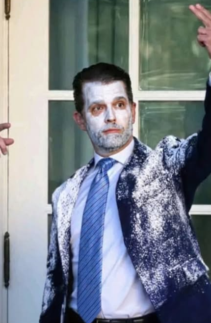 Donald Trump Jr. Let it snow, let it snow, let it snow. Blank Meme Template