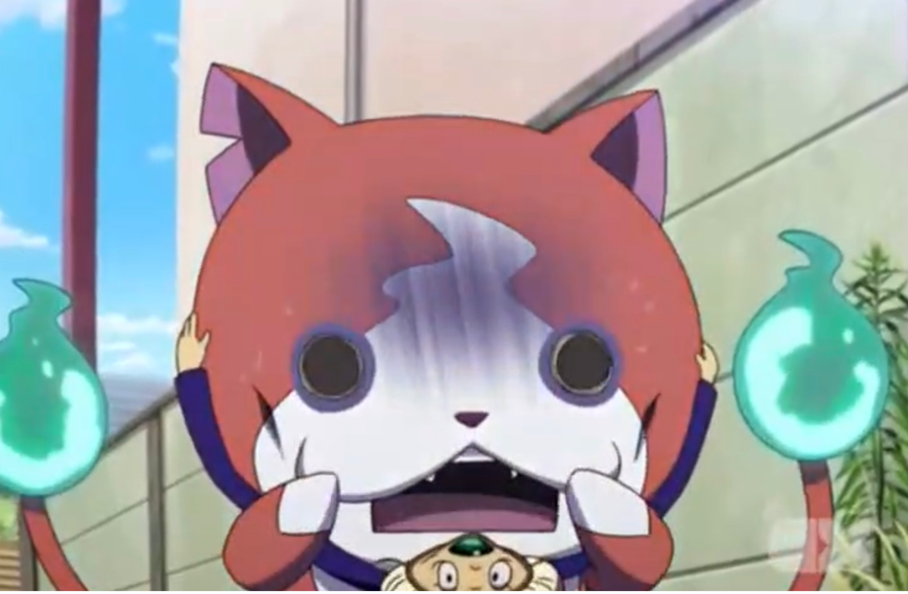 Jibanyan disgusting Blank Meme Template