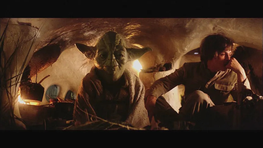 Yoda and Luke Blank Meme Template