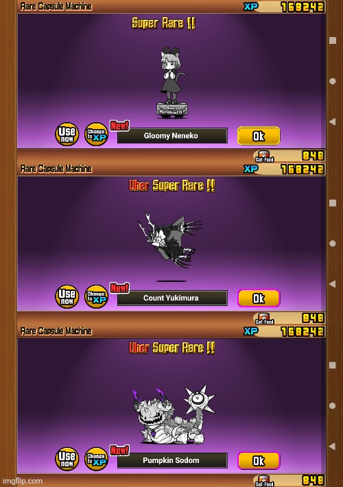 Off to a good start. | image tagged in battle cats,halloween,happy halloween | made w/ Imgflip meme maker