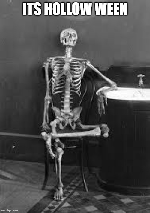 Hollow bones | ITS HOLLOW WEEN | image tagged in bones | made w/ Imgflip meme maker