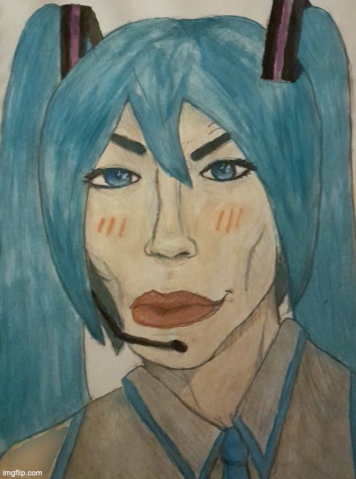 hatsune mewku | image tagged in hatsune mewku | made w/ Imgflip meme maker