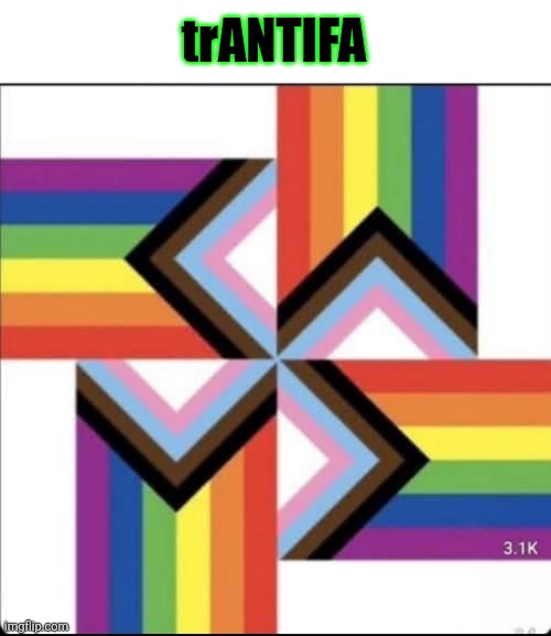 ultra-pride | trANTIFA | image tagged in transgender,antifa | made w/ Imgflip meme maker