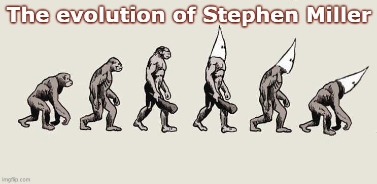 The evolution of Stephen Miller | image tagged in fun stream | made w/ Imgflip meme maker
