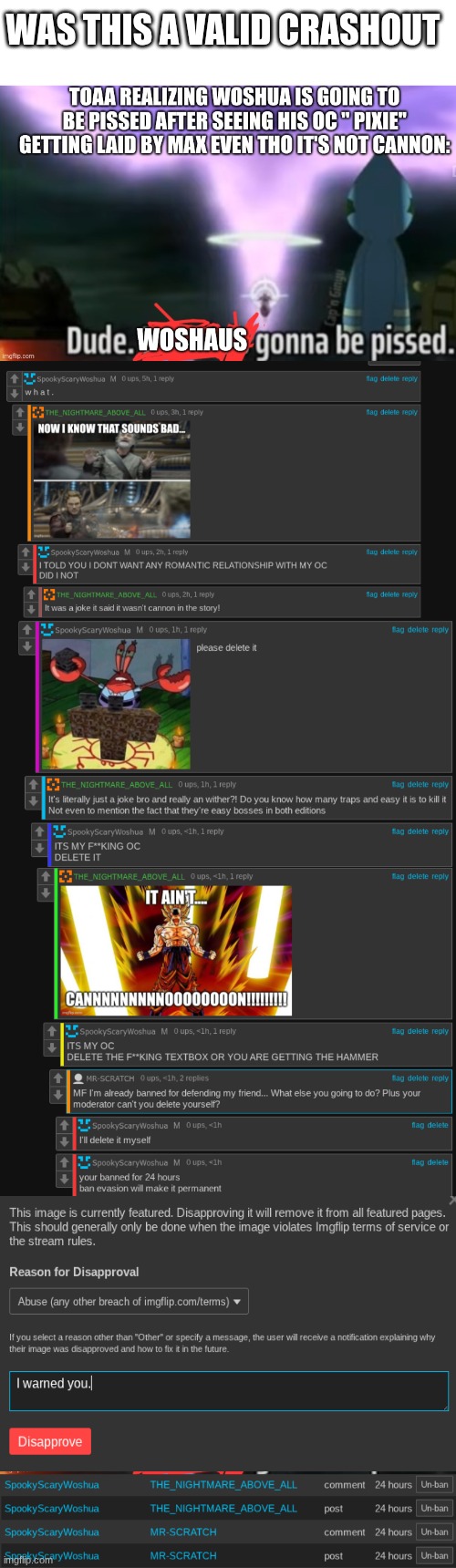 ... but nobody came. | WAS THIS A VALID CRASHOUT | image tagged in blank white template | made w/ Imgflip meme maker