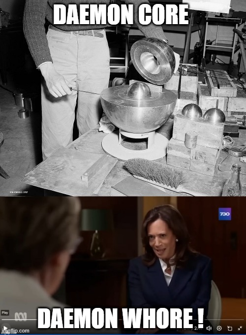 DAEMON CORE; DAEMON WHORE ! | made w/ Imgflip meme maker