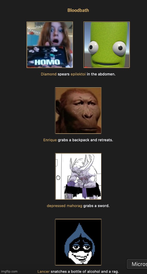 the game for full art has begin - and holy cow someone has died | made w/ Imgflip meme maker