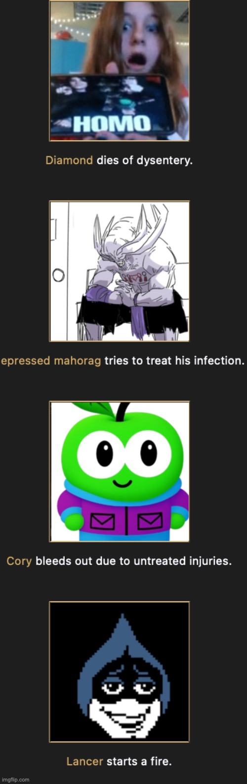 Oregon trail ahh death | made w/ Imgflip meme maker