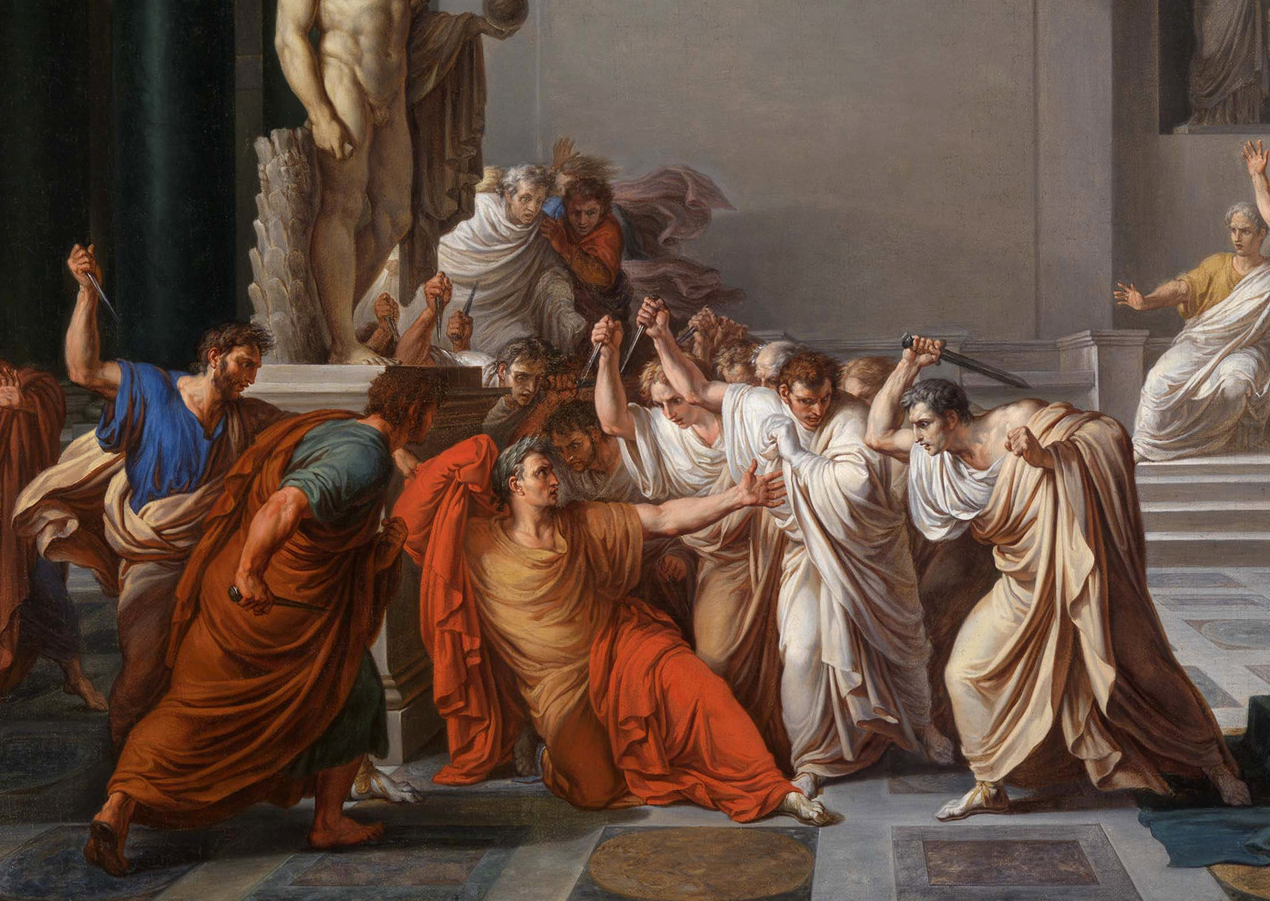 High Quality Caesar's Assassination Cropped Blank Meme Template