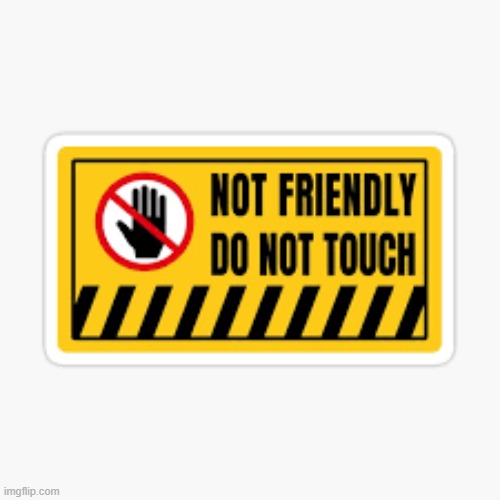 someone put this sticker on me | made w/ Imgflip meme maker