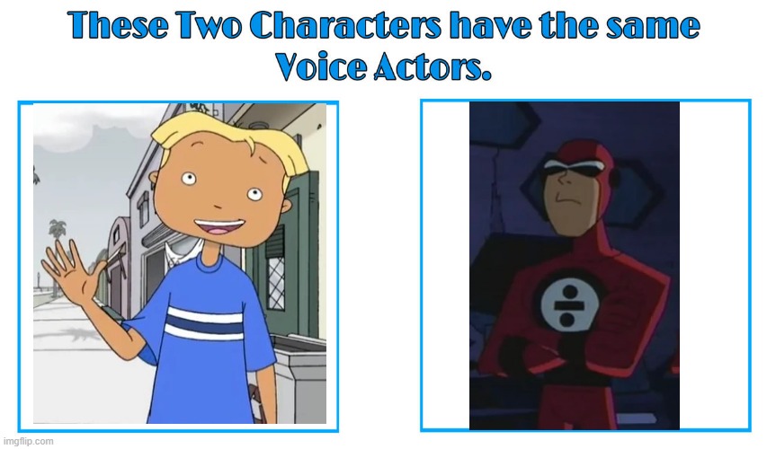 Jason Marsden 2 | image tagged in same voice actor,jason marsden,the weekenders,teen titans,dc comics,disney | made w/ Imgflip meme maker