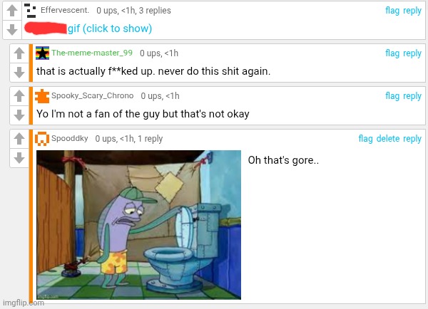 It was a video of charlie kirk getting shot btw | made w/ Imgflip meme maker