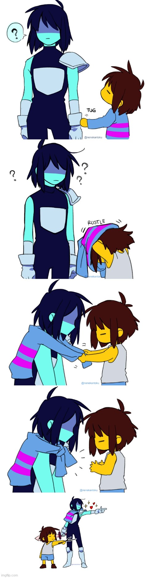 this is so wholesome | image tagged in undertale,deltarune,cute | made w/ Imgflip meme maker
