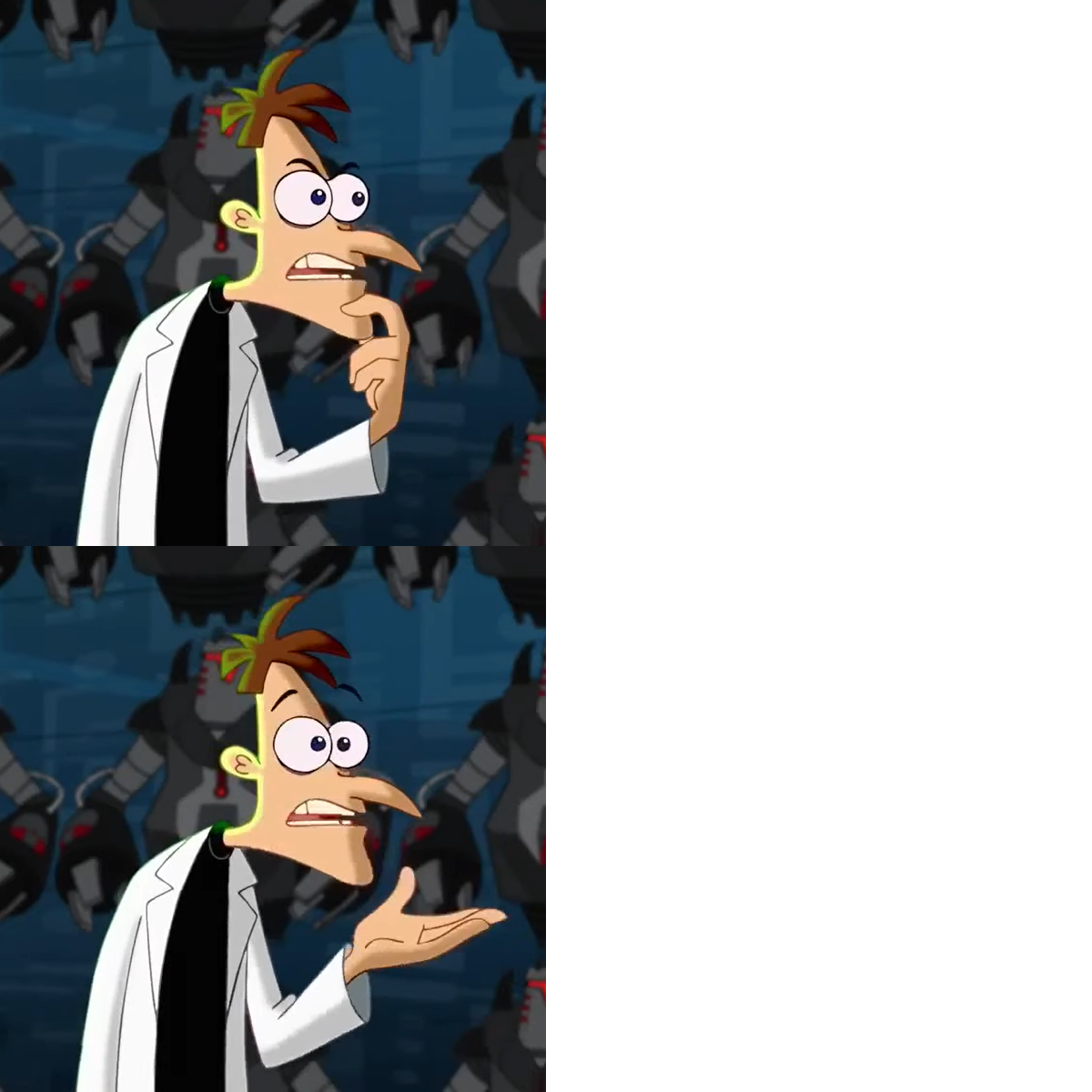 Two nickels meme Blank Meme Template