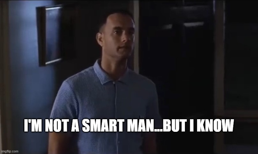 Not Smart Blank Meme Template