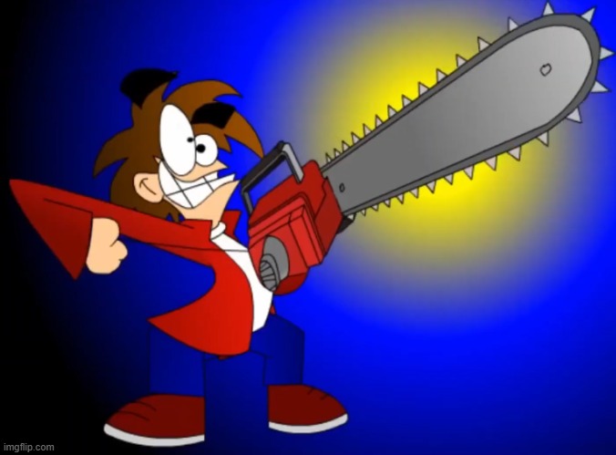 image tagged in albuquerque chainsaw | made w/ Imgflip meme maker