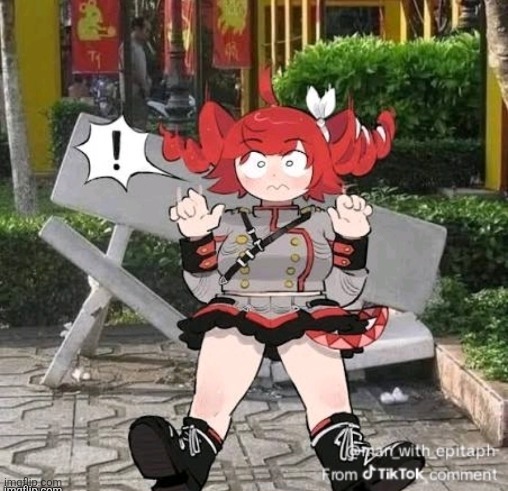 5 upvotes and I make this fatass Teto my announcement template | made w/ Imgflip meme maker