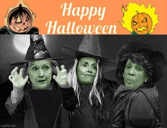 Democrat Witches Blank Meme Template