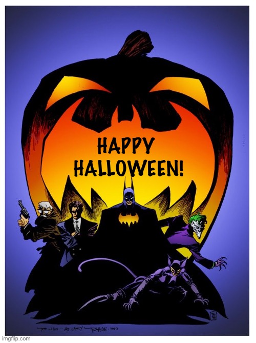 A Dark Knight Halloween… | HAPPY 
HALLOWEEN! | image tagged in batman,dc comics,happy halloween,the dark knight | made w/ Imgflip meme maker