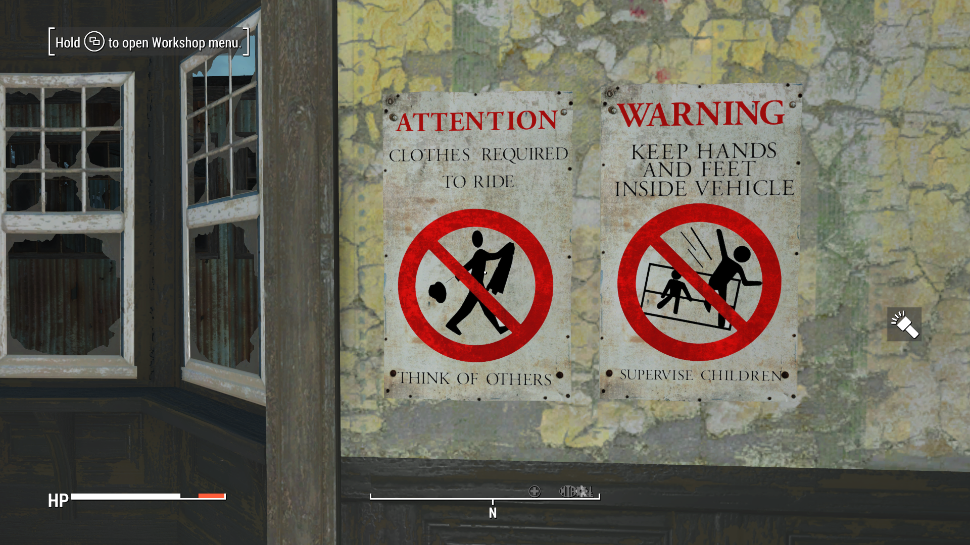 Fallout Four Amusement Park Signs Blank Meme Template