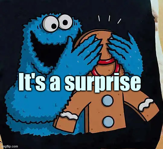 It's a surprise | made w/ Imgflip meme maker
