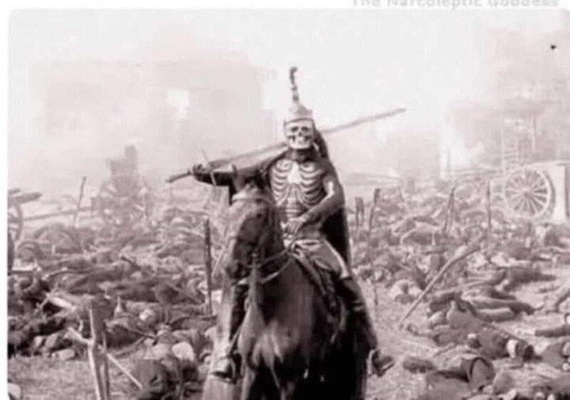 Death rides a horse Blank Meme Template