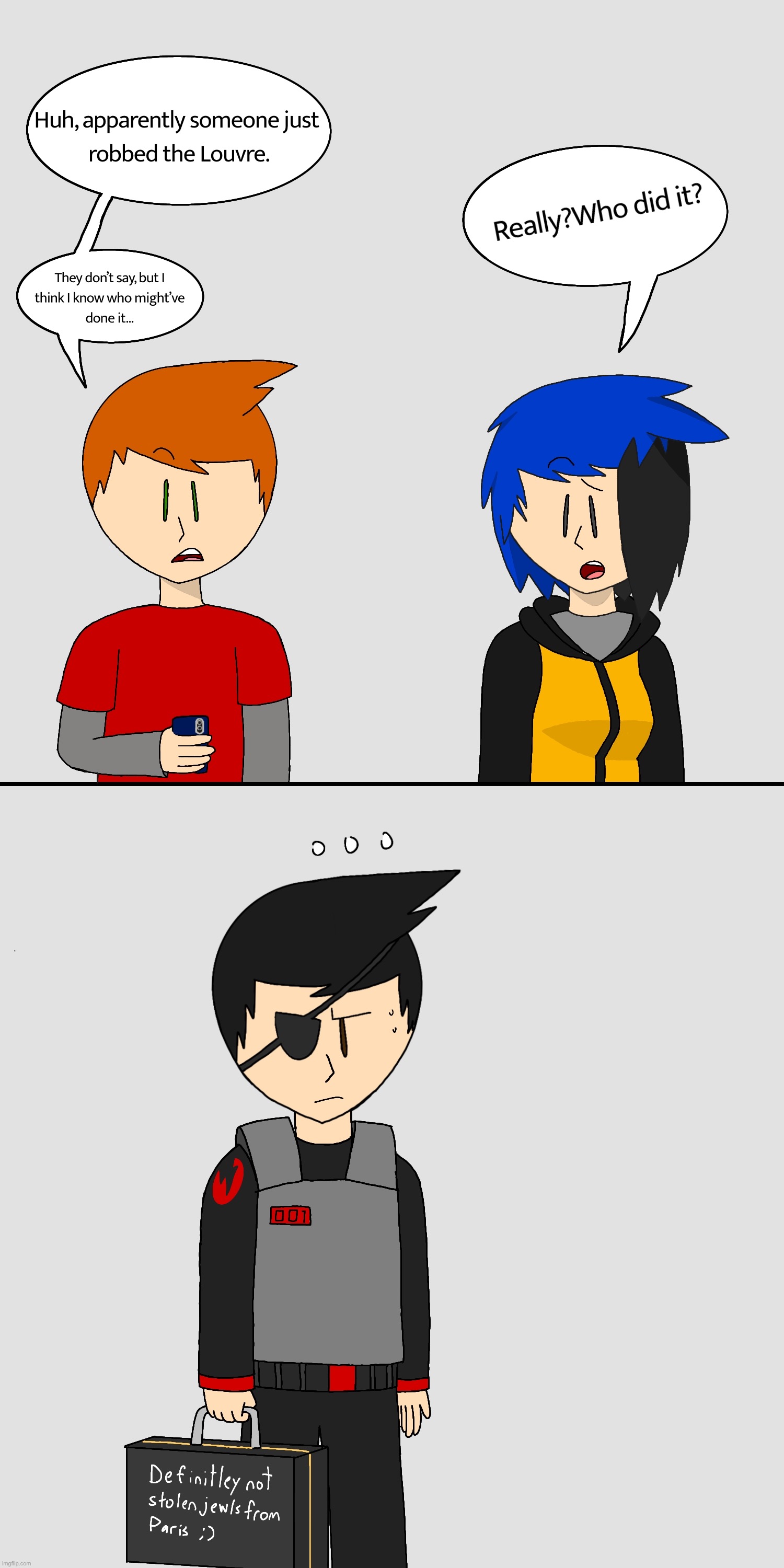 2 drawings in 1 day IG. Couldn’t really wait to post this tomorrow | made w/ Imgflip meme maker