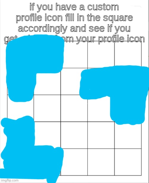 profile icon bingo | image tagged in profile icon bingo | made w/ Imgflip meme maker