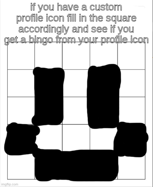 profile icon bingo | image tagged in profile icon bingo | made w/ Imgflip meme maker