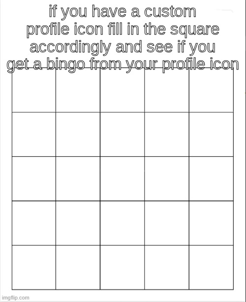 aw man | image tagged in profile icon bingo | made w/ Imgflip meme maker
