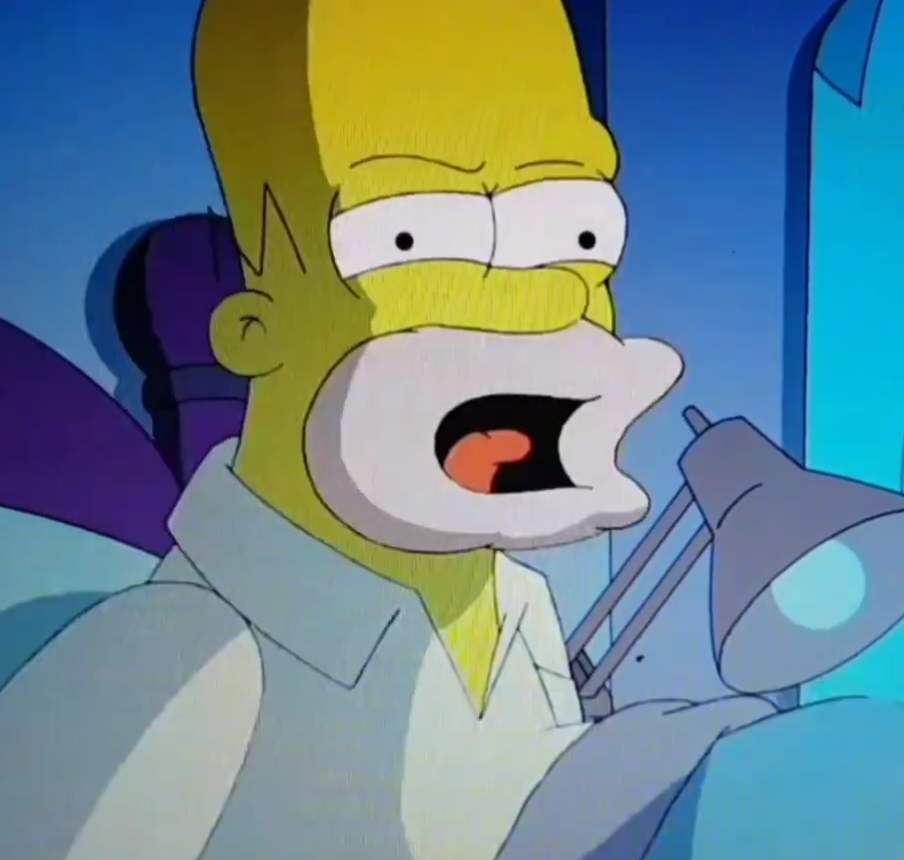 Homer Simpson Makes Weird Face Blank Meme Template