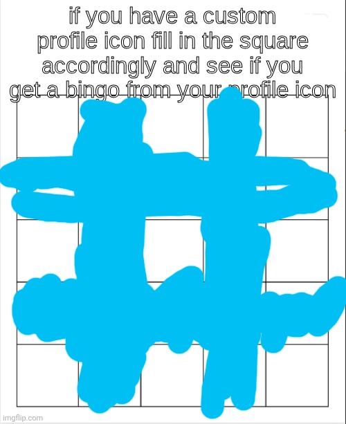 profile icon bingo | image tagged in profile icon bingo | made w/ Imgflip meme maker