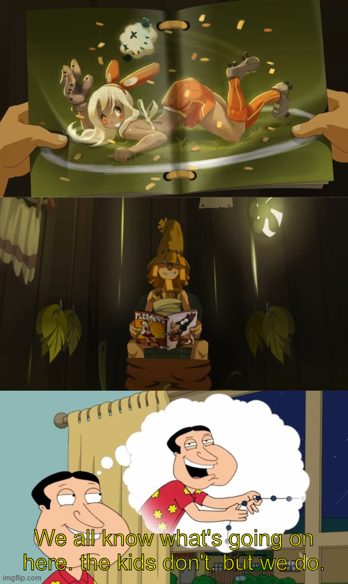 Just finished season 1 | We all know what's going on here. the kids don't, but we do. | image tagged in memes,wakfu | made w/ Imgflip meme maker