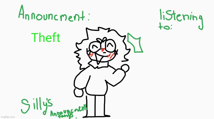 Theft | Theft | image tagged in silly/rat temp announce | made w/ Imgflip meme maker