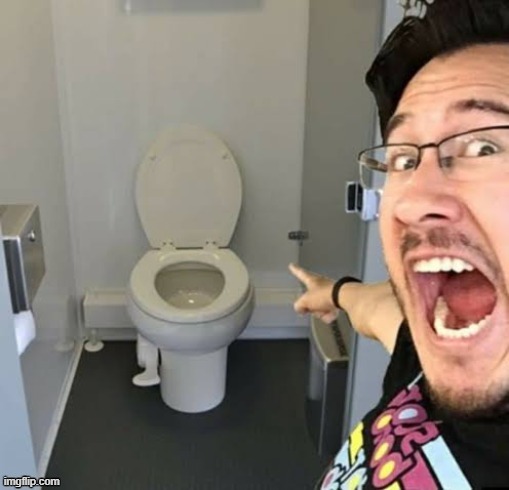 hello everybody my name is markiplier and HOLY SHIT IS THAT A TOILETTE | image tagged in markoilet | made w/ Imgflip meme maker