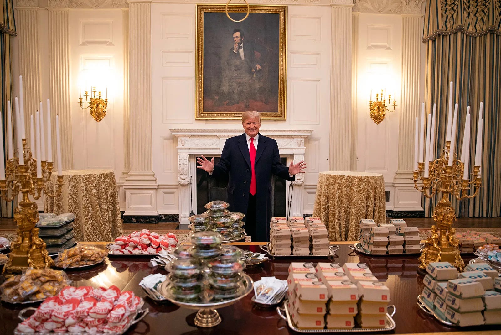 Trump fast food artery clogging cholesterol Blank Meme Template