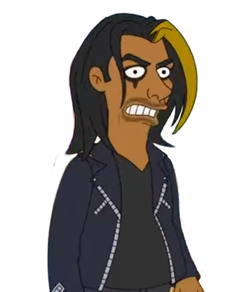 Adi Shankar in Simpsons Style Blank Meme Template