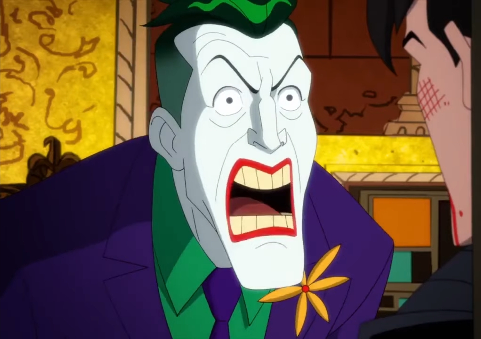 Joker and Bruce Blank Meme Template