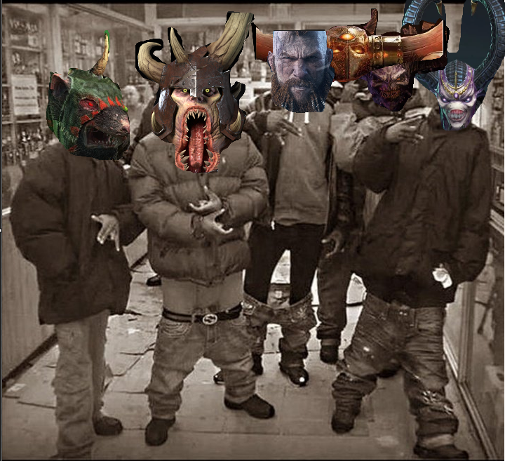 Chaos warhammer Blank Meme Template