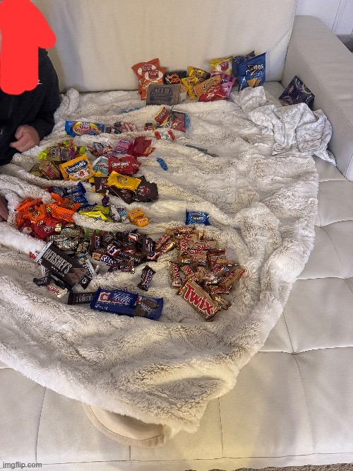 here is my halloween loot that i grinded gor yesterday | made w/ Imgflip meme maker