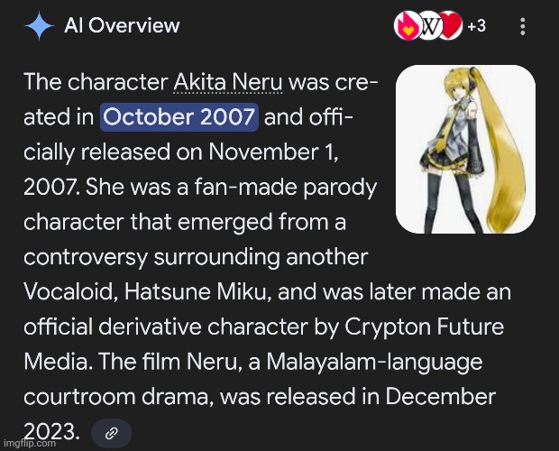 Say happy birthday to akita neru | made w/ Imgflip meme maker