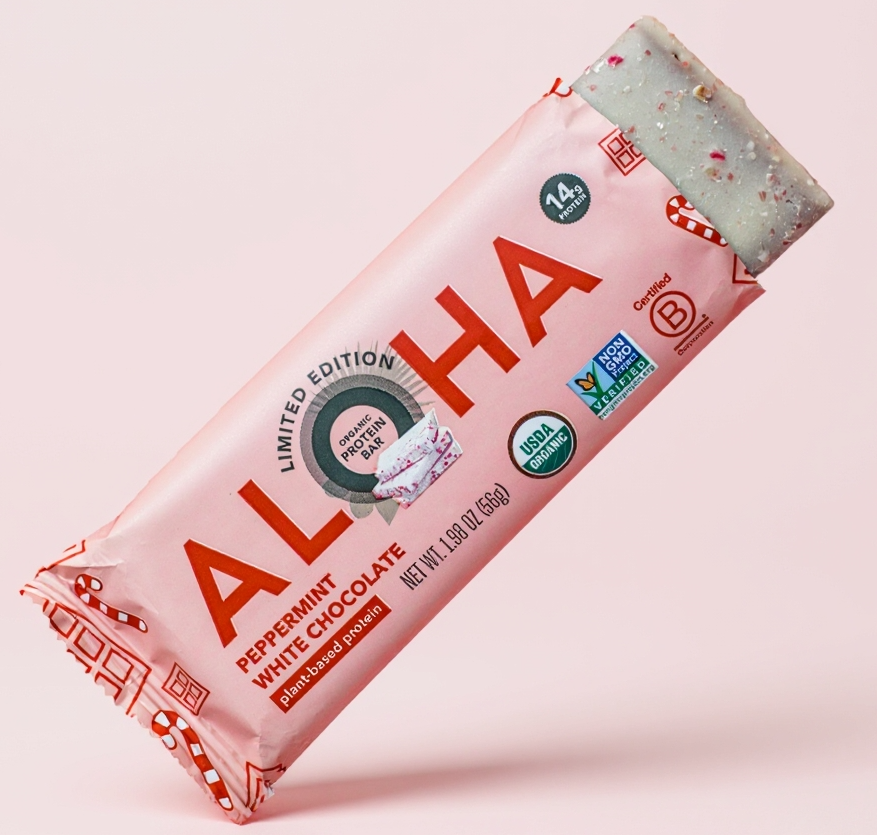 ALOHA Peppermint White Chocolate Bar Blank Meme Template