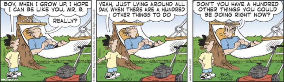 Blondie | image tagged in comics | made w/ Imgflip meme maker